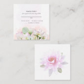 Gentle Water Lilies en Lotuses Wedding RSVP Notitiekaartje (Voorkant / Achterkant)
