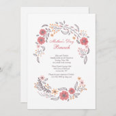 Gentle Whisper Invitation Kaart (Voorkant / Achterkant)