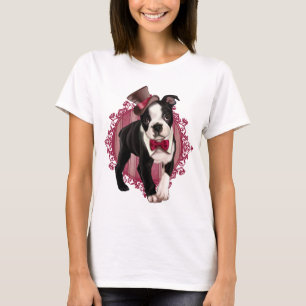 Gentleman Boston Terrier T-shirt