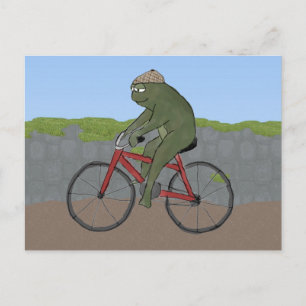 Gentleman Frog op een Briefkaart