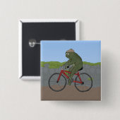 Gentleman Frog op een Button (Voorkant /achterkant)