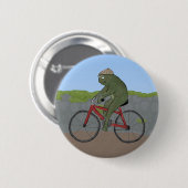 Gentleman Frog op een Button (Voorkant /achterkant)