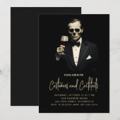 Gentleman Halloween Kostuum Party Uitnodiging (Voorkant / Achterkant)