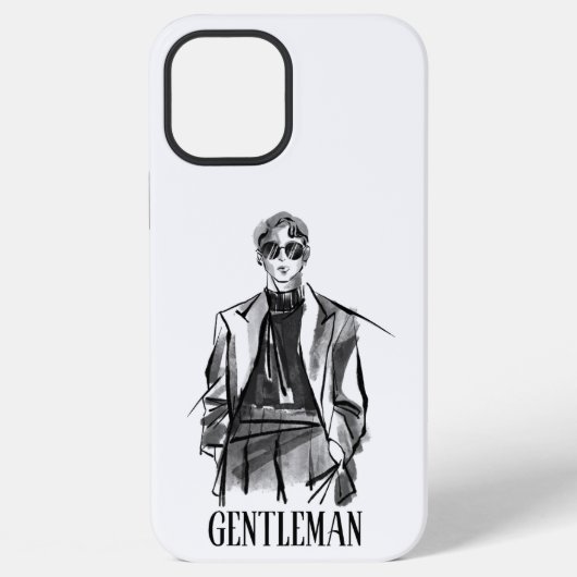 Gentleman iPhone Hoesje (Achterkant)