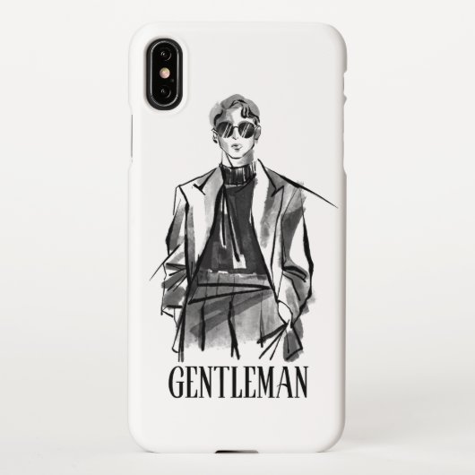 Gentleman iPhone Hoesje (Achterkant)