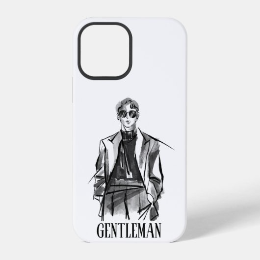 Gentleman iPhone Hoesje (Achterkant)