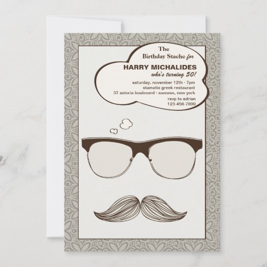 Gentleman Jim Uitnodiging (Voorkant)