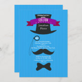 Gentleman Party Uitnodiging (Voorkant / Achterkant)