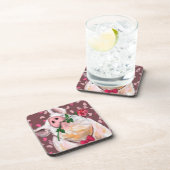 Gentleman Pig - Romantic - Funny - Bier Onderzetter (Rechterzijde)