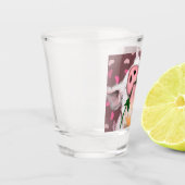 Gentleman Pig - Romantic - Funny Shot Glas (Links)