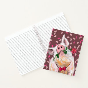 Gentleman Pig - Romantic Notitieboek