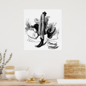 Gentleman Reading 1880 Poster (Keuken)