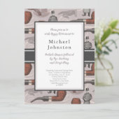 Gentleman Retirement Party of Birthday  Kaart (Staand voorkant)