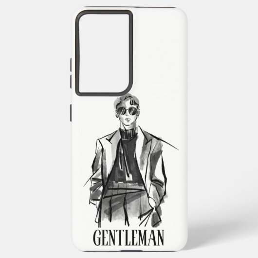 Gentleman Samsung Galaxy Hoesje (Achterkant)