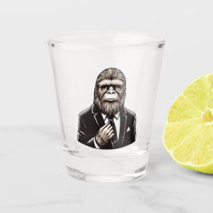 Gentleman Sasquatch - Funny Bigfoot Shot Glas