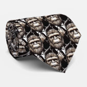 Gentleman Sasquatch - Funny Bigfoot Stropdas (Opgerold)