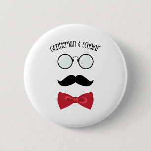 Gentleman & Scholar Ronde Button 5,7 Cm
