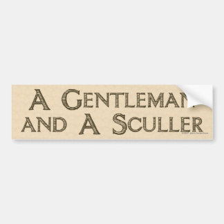 Gentleman & Sculler Bumpersticker