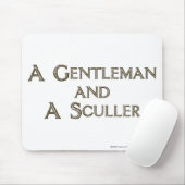Gentleman & Sculler Mousepad Muismat (Met muis)