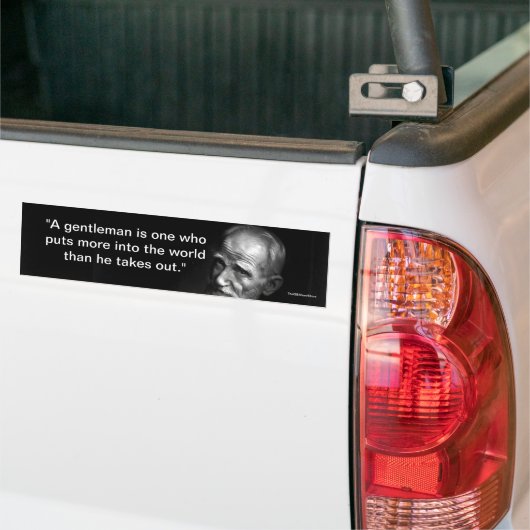 Gentleman - Shaw Bumpersticker (Op Truck)