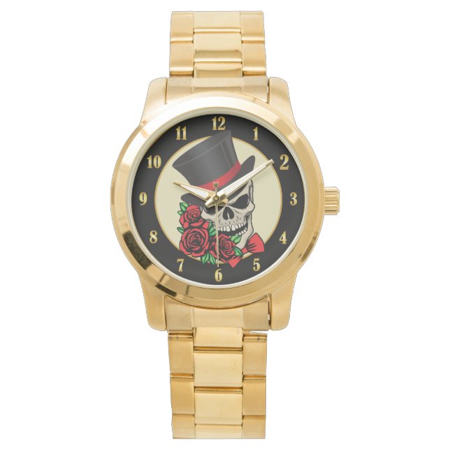 Gentleman Skull Horloge (Voorkant)