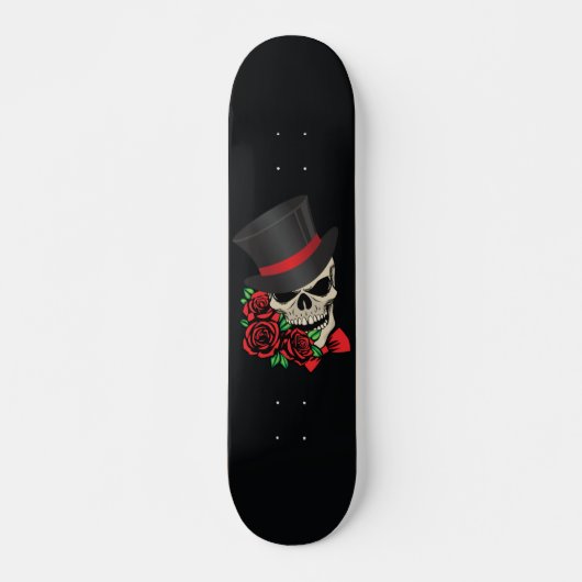 Gentleman Skull Skateboard (Voorkant)