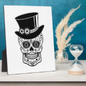 Gentleman Sugar Skull-01 Fotoplaat (Zijkant)