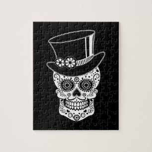 Gentleman Sugar Skull-01 Legpuzzel