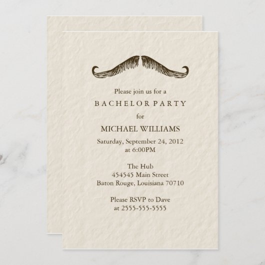 Gentleman's Bachelor Party (Vandaag's Best Award) Kaart (Voorkant / Achterkant)