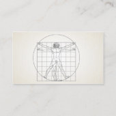 Gentleman's Top Hat Calling Card visitekaartje (Achterkant)