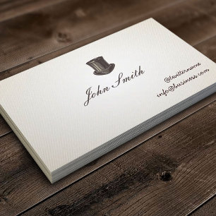 Gentleman's Top Hat Calling Card visitekaartje