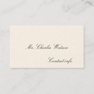 Gentleman's Victoriaans Calling Cards Contactkaartje