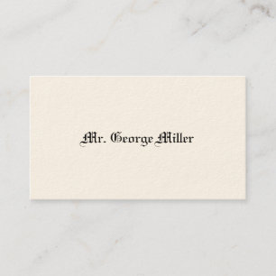 Gentleman's Victoriaans Calling Cards Contactkaartje