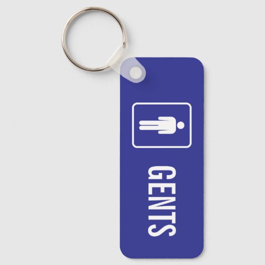 gentlemen Toilet Keychain (Voorkant)