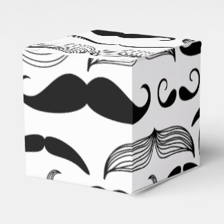 Gentlemens Mustache Patroon in Alle Vormen en Groo Bedankdoosjes