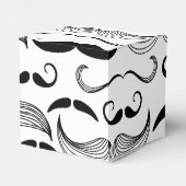 Gentlemens Mustache Patroon in Alle Vormen en Groo Bedankdoosjes (Achterkant)