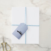 Gentoo penguin cadeaulabel (Met Touw)