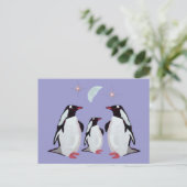 Gentoo Penguin Greetings Briefkaarten (Staand voorkant)