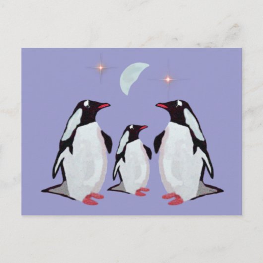Gentoo Penguin Greetings Briefkaarten (Voorkant)