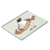 Gentoo penguin notitieboek (Linkerzijde)