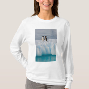 gentoo-pinguïn, Pygoscelis Papua, op gletsjerijs T-shirt