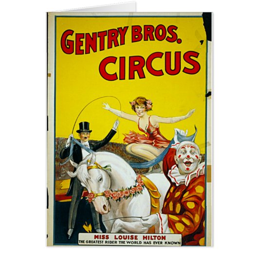 Gentry Bros. Circus (Voorkant)