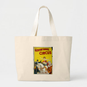 Gentry Bros. Circus Grote Tote Bag