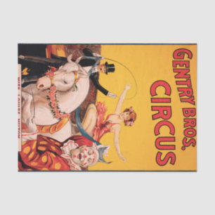 Gentry Bros. Circus Tissuepapier