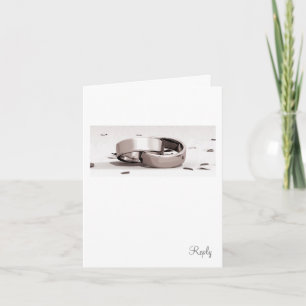 Gents Entwined Rings BLK - Reply Card Kaart