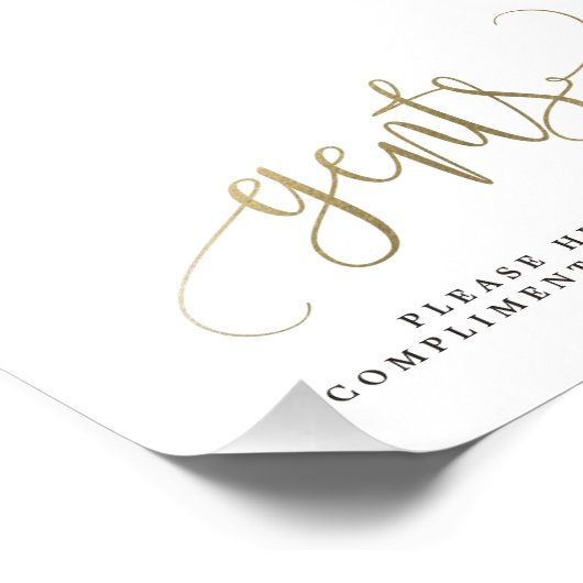 Gents Weddenschap Bathroom Sign Kies jouw grootte Foto Afdruk (Hoek)