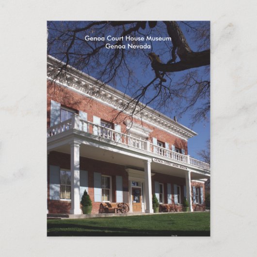 Genua Court House Museum Briefkaart (Voorkant)