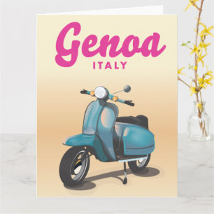 Genua Italië scooter Kaart