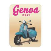 Genua Italië scooter Magneet (Verticaal)