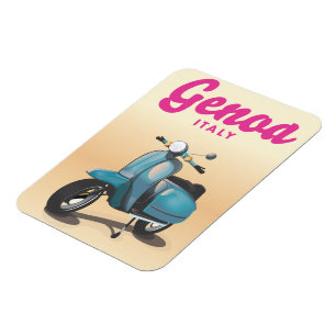 Genua Italië scooter Magneet